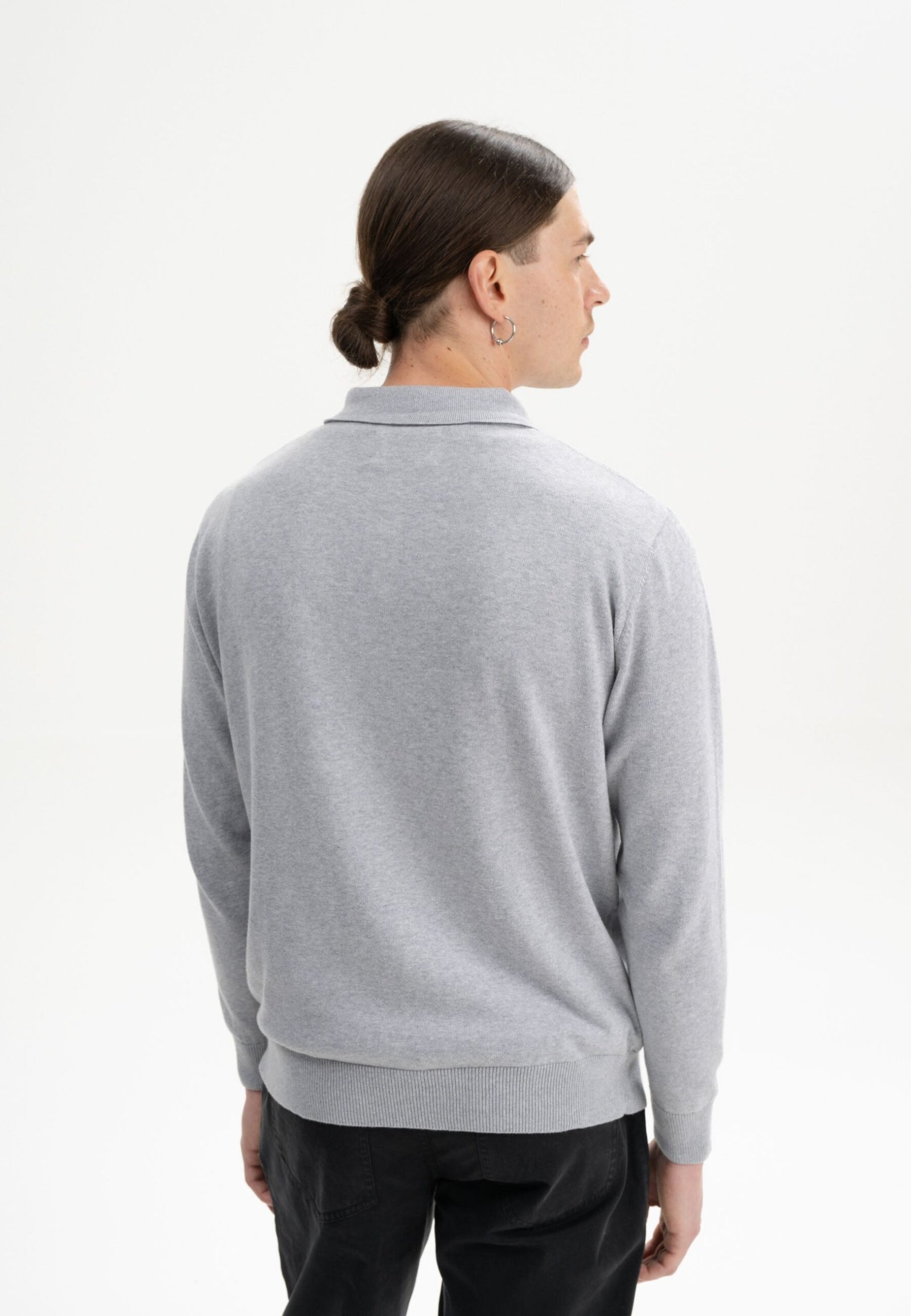 Langarm Strick Poloshirt Style HARISH - Image 14